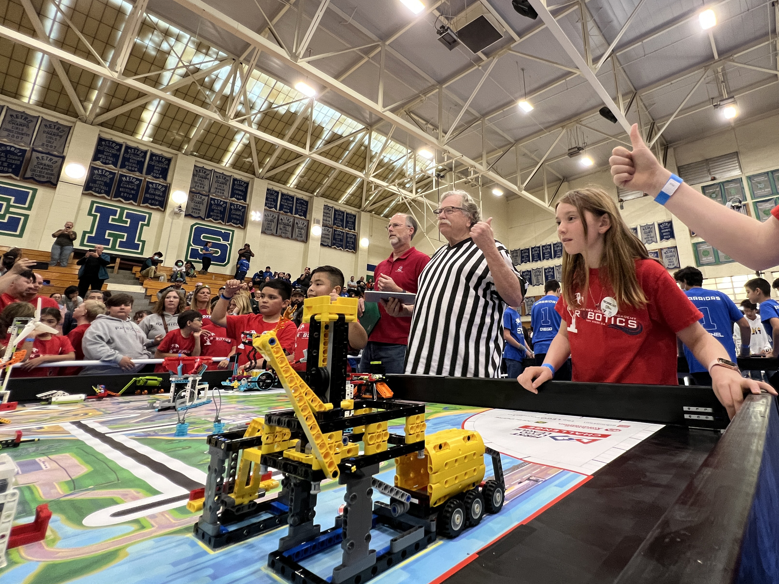 A group of children attending STEM